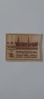 Sluitzegel Tentoonstelling Landbouw Sittard 1913 (bruin), Verzamelen, Merken en Reclamevoorwerpen, Verzenden