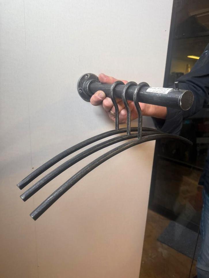 Kapstok met hangers, Huis en Inrichting, Woonaccessoires | Kapstokken, Nieuw, Wandkapstok, Minder dan 100 cm, Metaal, Ophalen
