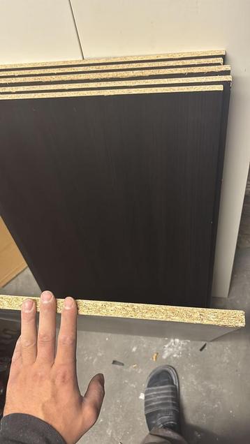 IKEA Pax Planken Zwart 100x60cm (6x) beschikbaar voor biedingen