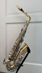 Yamaha saxofoon, Muziek en Instrumenten, Blaasinstrumenten | Saxofoons, Ophalen, Gebruikt, Met koffer