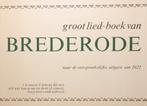 Groot lied-boek van G.A. Brederode (1622-1968), Verzenden, Gelezen, Artiest