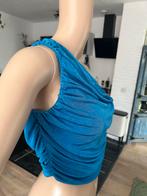 Blauw Topje Maat S, Blauw, Ophalen of Verzenden, Zo goed als nieuw, Maat 36 (S)