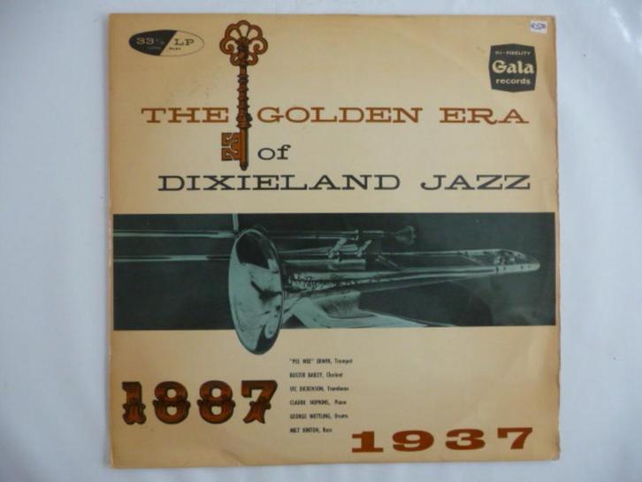 lp THE GOLDEN ERA OF DIXIELAND JAZZ - GALA RECORDS, 1958, Cd's en Dvd's, Vinyl | Jazz en Blues, Gebruikt, Jazz, 1940 tot 1960