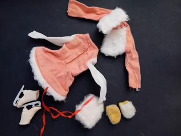 Vintage barbie francie setje ice skating 1974 dolls poppen  beschikbaar voor biedingen