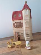 Sylvanian families groot torenhuis met lift 5400, Ophalen, Zo goed als nieuw, Poppenhuis