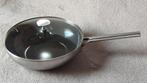 Royal van Kempen & Begeer wok, wokpan met deksel -  28cm, Ophalen of Verzenden, Zo goed als nieuw, Rvs, Wok