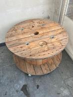 Haspel tafel op wieltjes, Tuin en Terras, Ophalen, Zo goed als nieuw, Rond