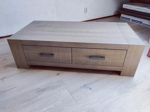 Mooie Degelijke robuuste salontafel, Huis en Inrichting, Tafels | Salontafels, Gebruikt, Minder dan 50 cm, 50 tot 100 cm, 100 tot 150 cm