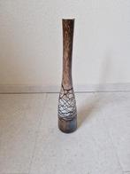 Vaas (sier) glas bruin bewerkt, Antiek en Kunst, Antiek | Vazen, Ophalen