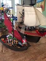Mooi Playmobil Piratenschip 5135 & Kanonzeilboot 4444, Ophalen, Gebruikt