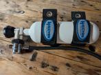 Halcyon Argon set 1l met toebehoren, Watersport en Boten, Duiken, Ophalen of Verzenden, Gebruikt, Duikfles