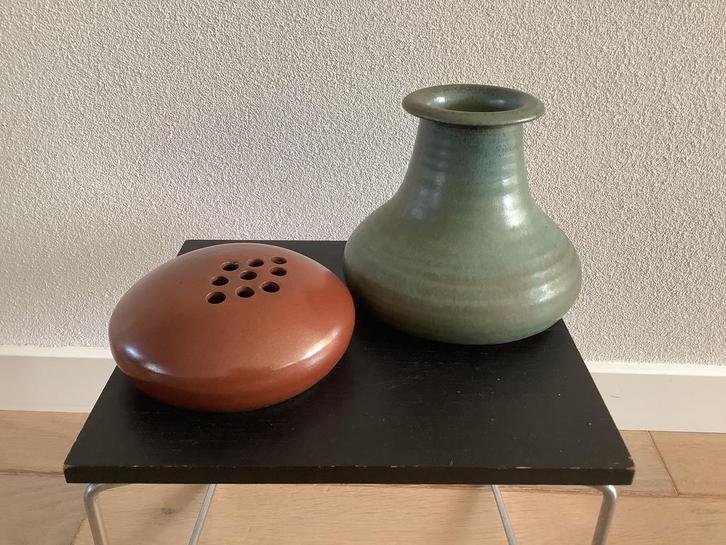 Design aardewerk vazen ( Goedewaagen en Gubbels ), Huis en Inrichting, Woonaccessoires | Vazen, Zo goed als nieuw, Overige kleuren