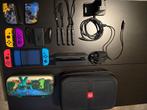Nintendo switch V2 compleet met accessoires, Ophalen, Gebruikt, Met 3 controllers of meer, Switch 2019 Upgrade