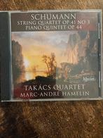 Schumann: Strijkkwartet & Pianokwintet - Takács Quartet, Cd's en Dvd's, Cd's | Klassiek, Ophalen of Verzenden, Romantiek, Zo goed als nieuw