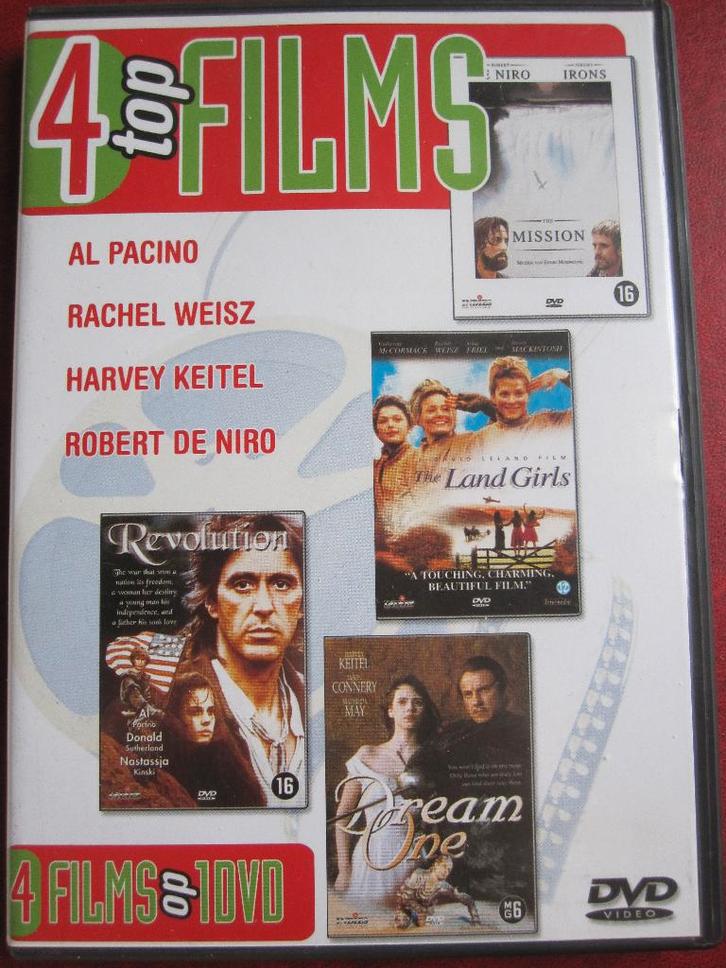 4 Top Films (4 films op 1 DVD), Cd's en Dvd's, Dvd's | Drama, Zo goed als nieuw, Drama, Boxset, Vanaf 16 jaar, Ophalen of Verzenden