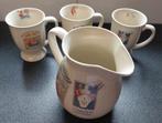 Sinterklaas kan ( chocolade melk) en 3 bekers  ( Vintage), Ophalen of Verzenden