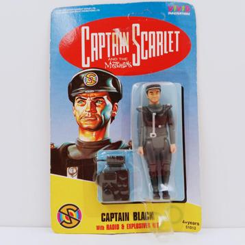 Captain Scarlet Captain Black Vivid Toys 1993 Actiefiguur beschikbaar voor biedingen