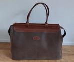 Vintage bruine weekendtas,  als nieuw, 40 tot 60 cm, 20 tot 30 cm, Bruin, Ophalen of Verzenden