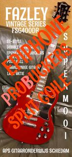 NIEUW FAZLEY FSG400DK VINT.SER+EPIPHONE PROBUCKERS PUSH/PULL, Ophalen of Verzenden, Nieuw, Solid body, Overige merken