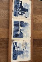 Antieke tegeltjes in een lijst, Antiek en Kunst, Antiek | Wandborden en Tegels, Ophalen