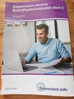 Bedrijfsadministratie deel 2 - Theorieboek, Gelezen, P. Hintzen, Ophalen of Verzenden, Bedrijfseconomie of M&O