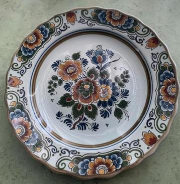 Delft Polychroom Holland Handwerk 2b diameter 26 cm  beschikbaar voor biedingen