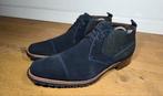 Floris van Bommel halfhoge herenschoenen maat 7,5 / 41,5, Ophalen, Blauw, Floris van Bommel, Zo goed als nieuw