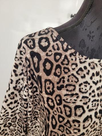 ONLY leopard luipaard oversized trui maat S valt als M  beschikbaar voor biedingen
