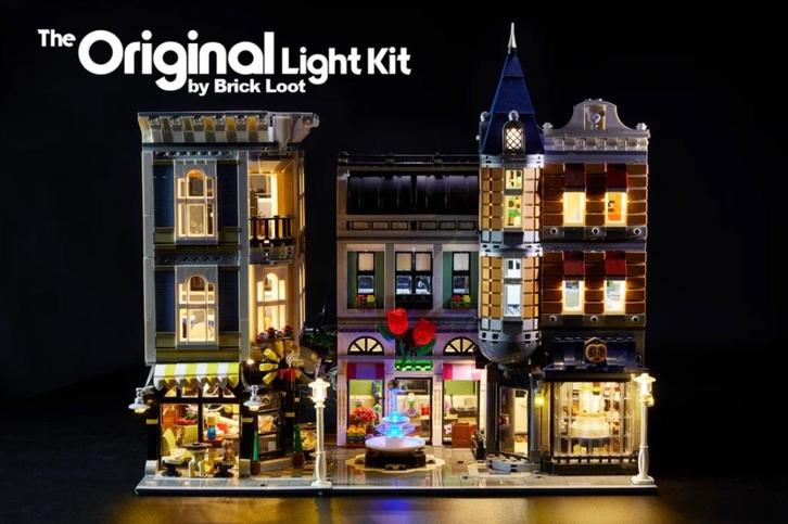 Verlichtingsset voor 10255 Assembly Square verlichting, Kinderen en Baby's, Speelgoed | Bouwstenen, Nieuw, Overige merken, Ophalen of Verzenden