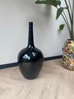 Zwarte Design Vaas - 95cm Hoog, Huis en Inrichting, Woonaccessoires | Vazen, Ophalen, Overige materialen, Zwart, Zo goed als nieuw