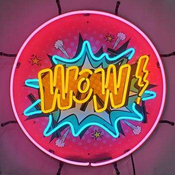 Wow neon popart licht reclame decoratie verlichting en ander beschikbaar voor biedingen