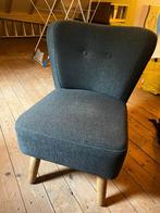 Antraciet fauteuil - Stijlvolle zitplaats, Ophalen, Hout, Zo goed als nieuw, Eén