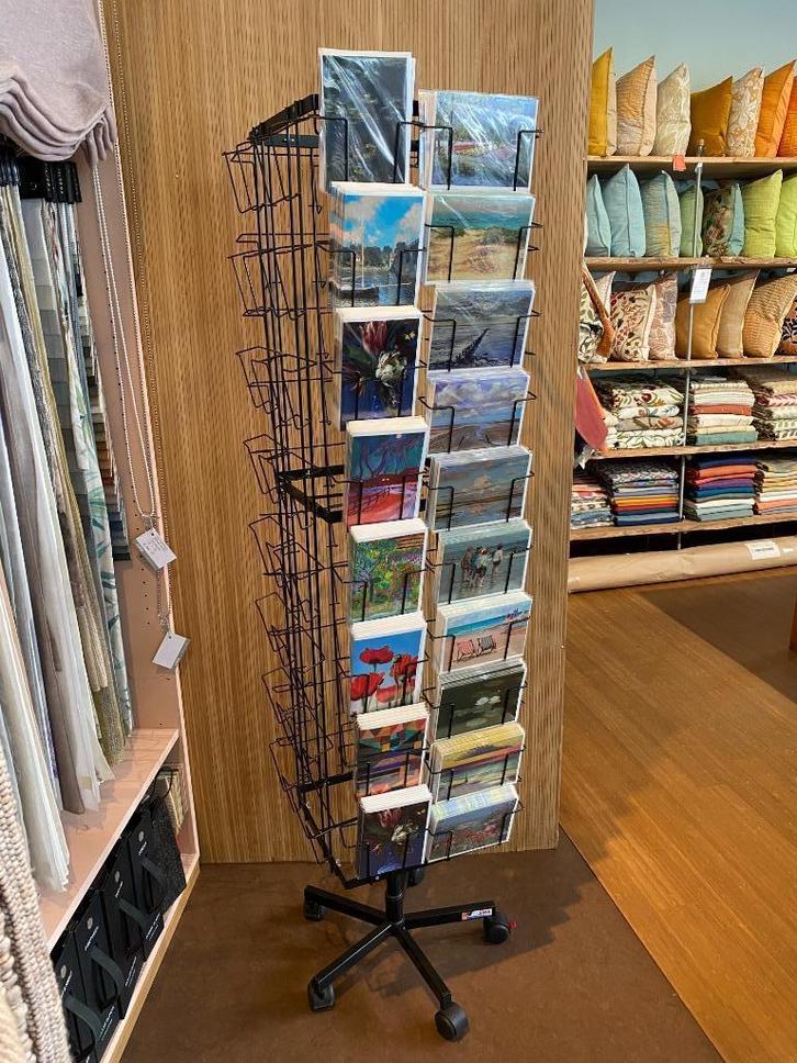 Showroommodel draaibare kaartmolen zwart 68 vakjes, Huis en Inrichting, Kasten | Overige, Gebruikt, Ophalen