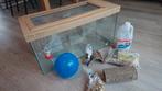 Hamster kooi (glas, aquarium) 70x29x35, Dieren en Toebehoren, Knaagdieren en Konijnen | Hokken en Kooien, Kooi, Minder dan 75 cm