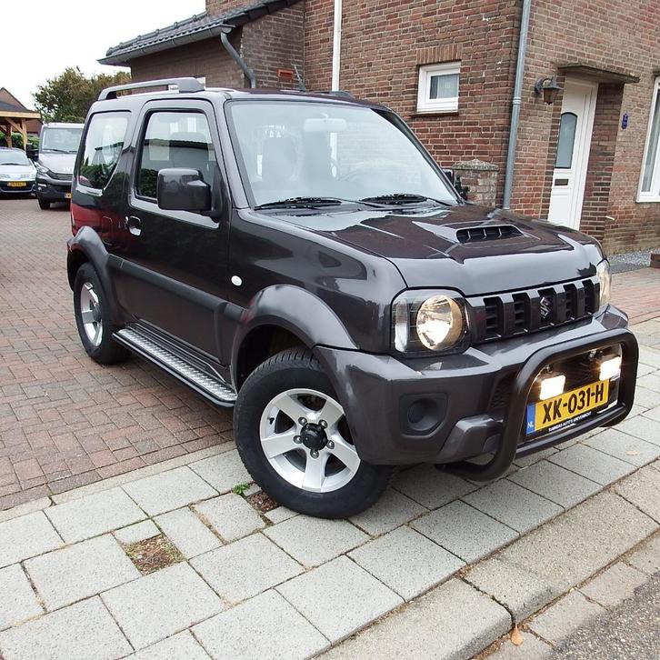 Suzuki Jimny 1.3 4WD 2013 Grijs Nwe banden Gr beurt en APK!, Auto's, Suzuki, Bedrijf, Jimny, ABS, Airbags, Airconditioning, Centrale vergrendeling