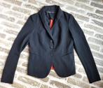 Zwarte Blazer Travelstof Penn & Ink Maat 38, Kleding | Dames, Jasjes, Kostuums en Pakken, Maat 38/40 (M), Penn & Ink, Zwart, Ophalen of Verzenden
