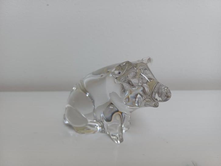 Kristalen varken., Antiek en Kunst, Antiek | Glas en Kristal, Ophalen of Verzenden