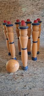 Vintage Franse houten kegels, Ophalen of Verzenden