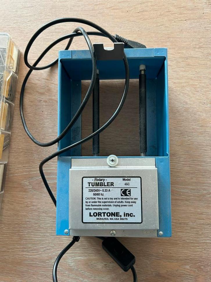 Lortone 45C Rotary Tumbler - Polijstmachine, Hobby en Vrije tijd, Overige Hobby en Vrije tijd, Gebruikt, Ophalen of Verzenden