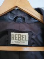 REBEL by RINO&PELLE leren jas - maat 40, REBEL by RINO&PELLE, Ophalen of Verzenden, Zo goed als nieuw