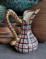 Antieke Art Deco kan van Hubert Bequet Belgisch porselein, Ophalen of Verzenden