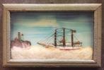 Maritiem Diorama Bavelaar Kijkkast Volkskunst Zeilschip, Ophalen of Verzenden