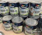 Partij verf Flexa grondverf, 2-6-12-100 stuks, Doe-het-zelf en Verbouw, Ophalen, Nieuw, Wit