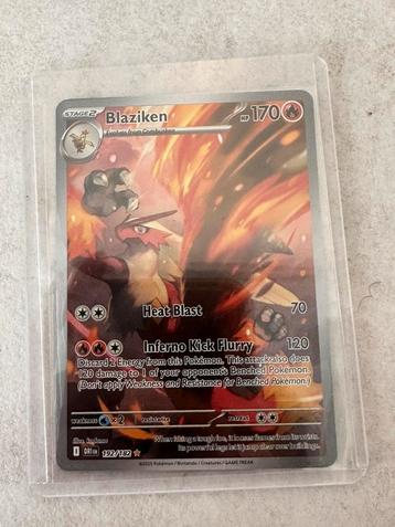 Blaziken – Full Art Rare (192/182) in topstaat beschikbaar voor biedingen