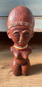 Prachtig vruchtbaarheidsbeeld Afrika kraaltjes keramiek, Ophalen of Verzenden