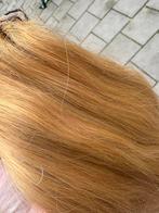 Haarweave Extensions Blond lowlights 50 cm 100 gram, Ophalen, Gebruikt, Pruik of Haarverlenging