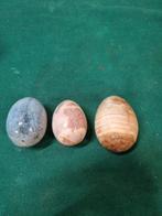 sierstenen eieren natuursteen 3 stuks, Ophalen of Verzenden, 'T Olde Gre-j, Info@toldegrej.nl, Endepoelstraat 20f Didam