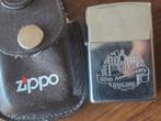 60 jaar Zippo aansteker en hoesje, Ophalen of Verzenden, Zo goed als nieuw, Aansteker