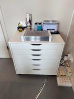 IKEA Alex witte ladekast - nette staat, Ophalen, 5 laden of meer, 50 tot 100 cm, Zo goed als nieuw