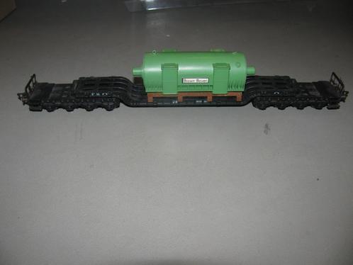 Fleischmann Oplegger met Brown Boveri Transformator no 5299, Hobby en Vrije tijd, Modeltreinen | H0, Zo goed als nieuw, Wagon